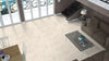 Sand 600mm x 1200mm Cloudy Ivory Porcelain Matt Floor Tile, TUP22