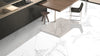 White Marble Sugar Crystals surface 600mm x 1200mm Statuario Lapatto Porcelain Tile, TUP116