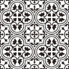 Hampton Black 450mm x 450mm Matt Floor Porcelain Tile, TUP56