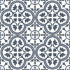 Hampton Blue 450mm x 450mm Matt Floor Porcelain Tile, TUP57