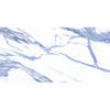 White And Blue Marble Effect 600mm x 1200mm Polished Porcelain Tile, TUP119