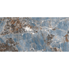 Light Blue With Brown Veins 600mm x 1200mm Spiral Blue Super Gloss Tile, TUP113