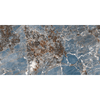 Light Blue With Brown Veins 600mm x 1200mm Spiral Blue Super Gloss Tile, TUP113