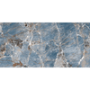 Light Blue With Brown Veins 600mm x 1200mm Spiral Blue Super Gloss Tile, TUP113