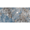 Light Blue With Brown Veins 600mm x 1200mm Spiral Blue Super Gloss Tile, TUP113