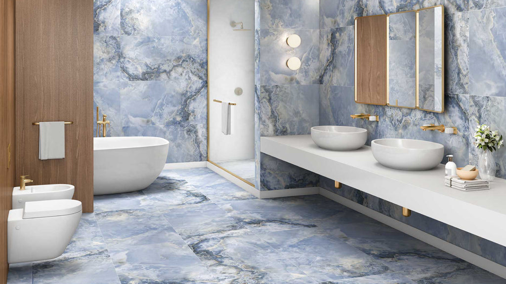 Blue Beauty: Spaces Transformed by Blue Wall Tiles for Bathroom