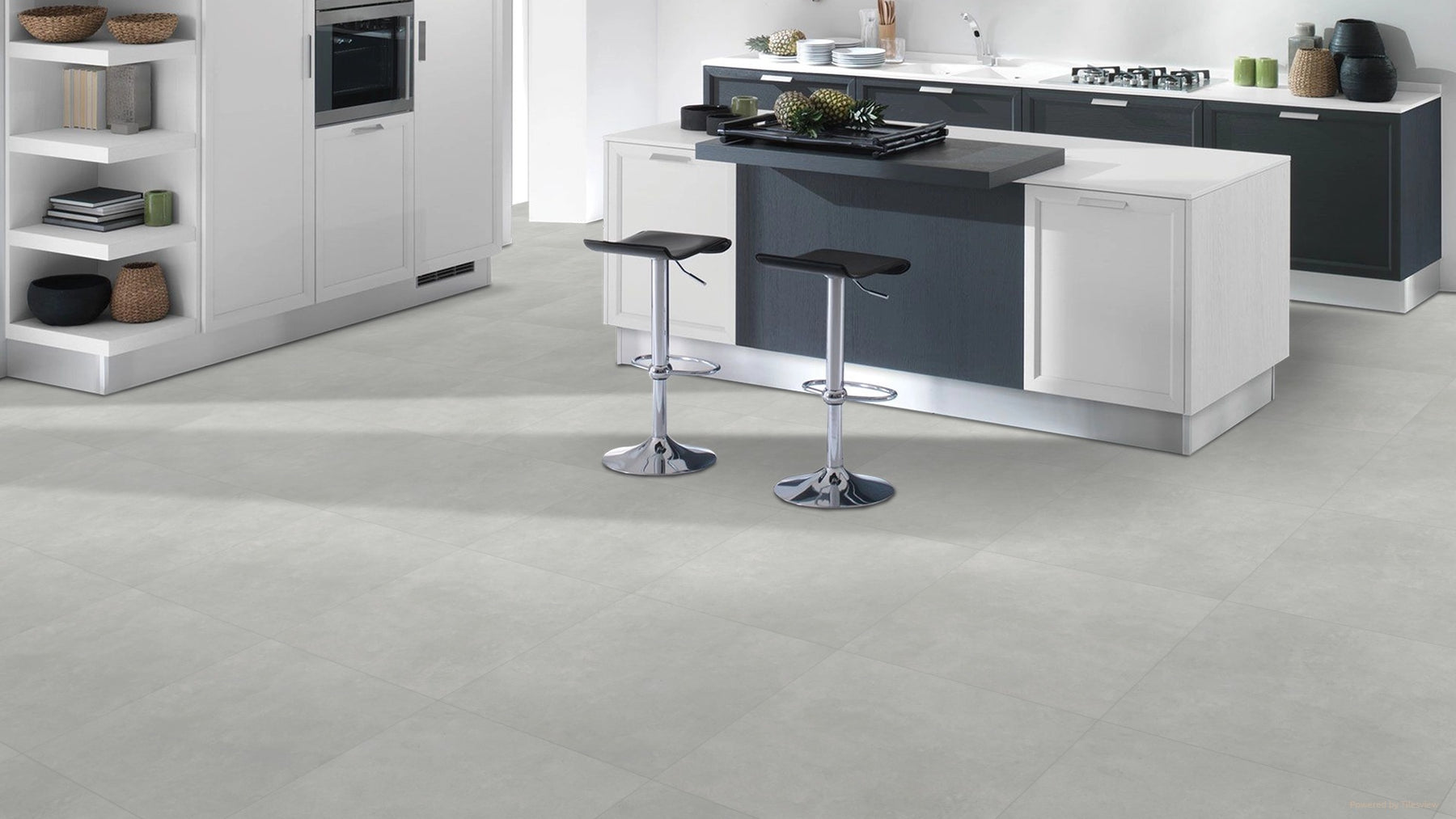 Concrete Gris 600mm x 600mm Matt Porcelain Floor and Wall Tile