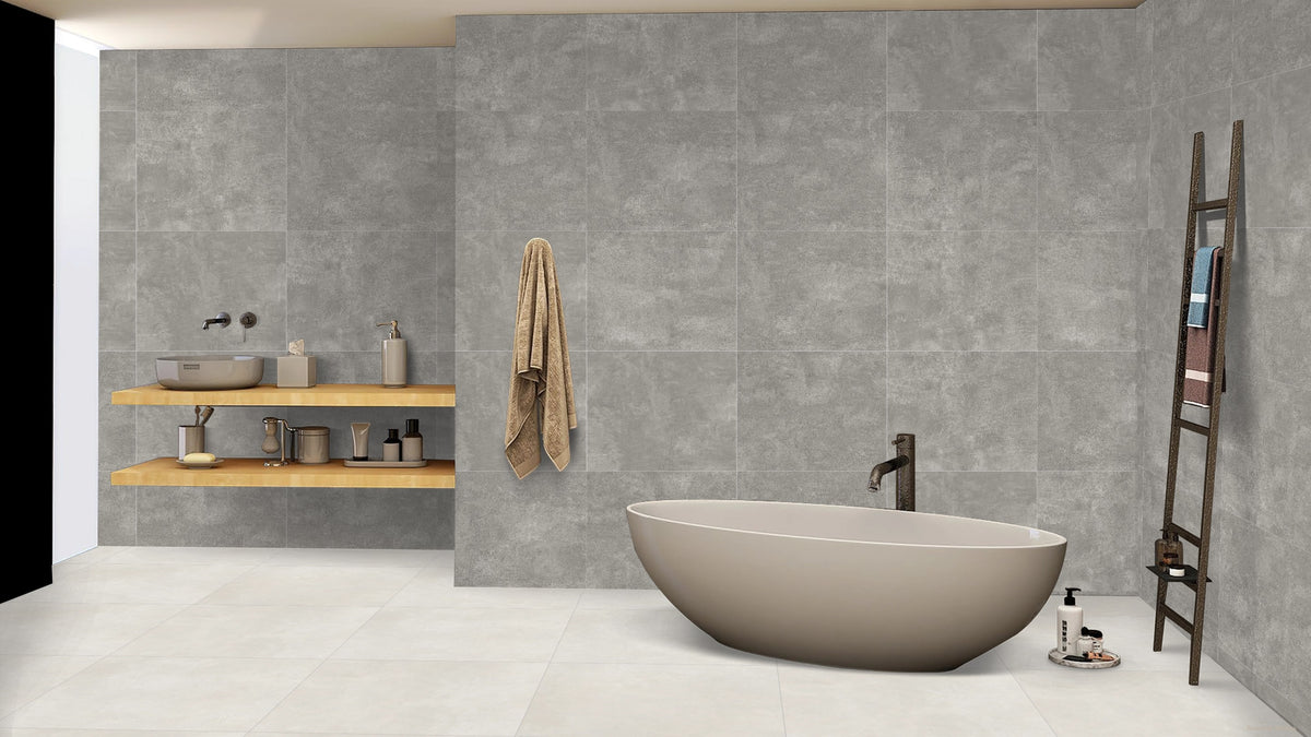 Concreta Grigio 600mm x 600mm Matt Porcelain Floor Tile