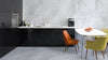 Square Grey Onyx 600mm x 600mm Gloss Ice Gris Glossy Porcelain Tile, TUP62