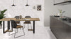 White Floor 800mm x 800mm Nieve Blanco Polished Porcelain Tile, TUP86