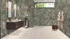 Light Green With Brown Veins 600mm x 1200mm Spiral Green Super Gloss Porcelain Tile