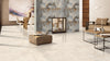 Grey and Gold Super Gloss 600mm x 1200mm White Gold Porcelain Tiles, TUP160