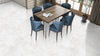 White Floor 1200mm x 1200mm Nieve Blanco Large Gloss Porcelain Tiles