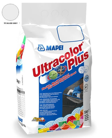 Mapei Ultracolor Plus Wall And Floor Grout 111 Silver Grey 5KG