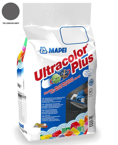 Mapei Ultracolor Plus Wall And Floor 119 London Grey Grout 5KG