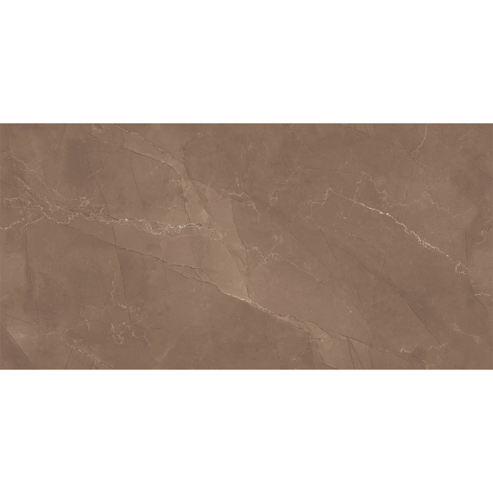 Brown Luxe 600mm x 1200mm Glossy Porcelain Floor Tile
