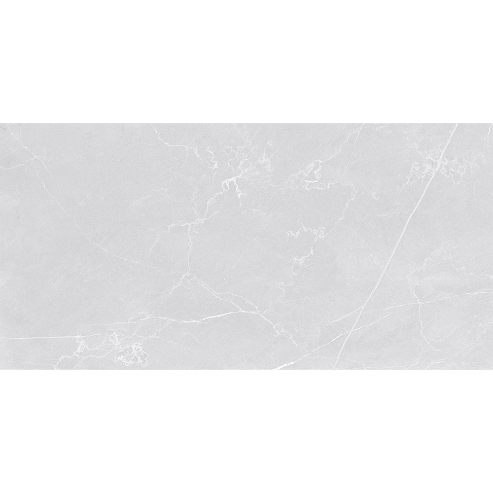 Light Grey Marble With White Veins Effect 600mm x 1200mm Matt Porcelain Tile
