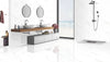 Large White Marble 600mm x 1200mm Marmol Blanco Gloss Wall and Floor Porcelain Tile
