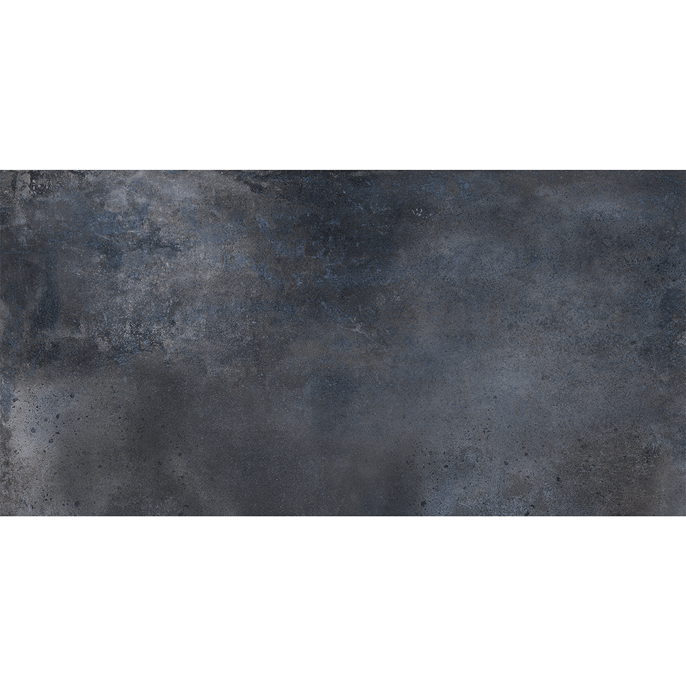 Metallic Black With Blue Effect 600mm x 1200mm Matt Bathroom Porcelain Tile