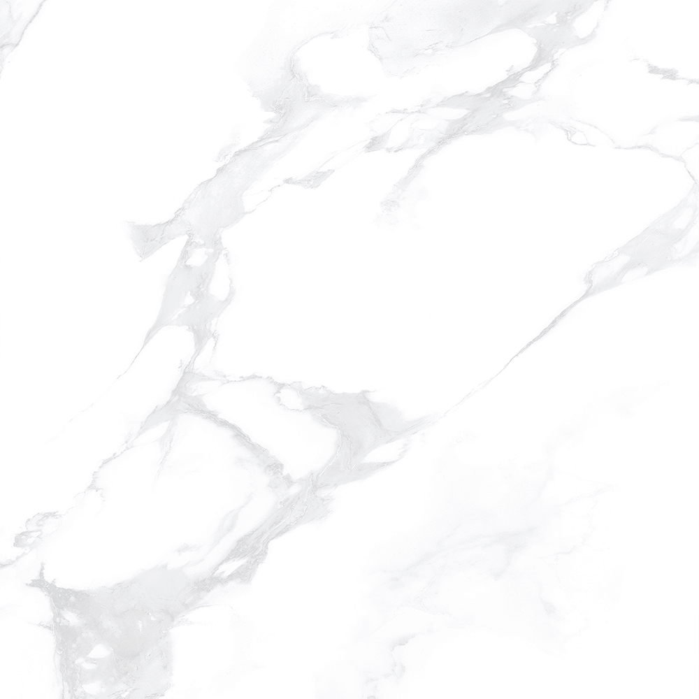 White Marble Effect 600mm x 600mm Carrara Matt Porcelain Wall and Floor Tile