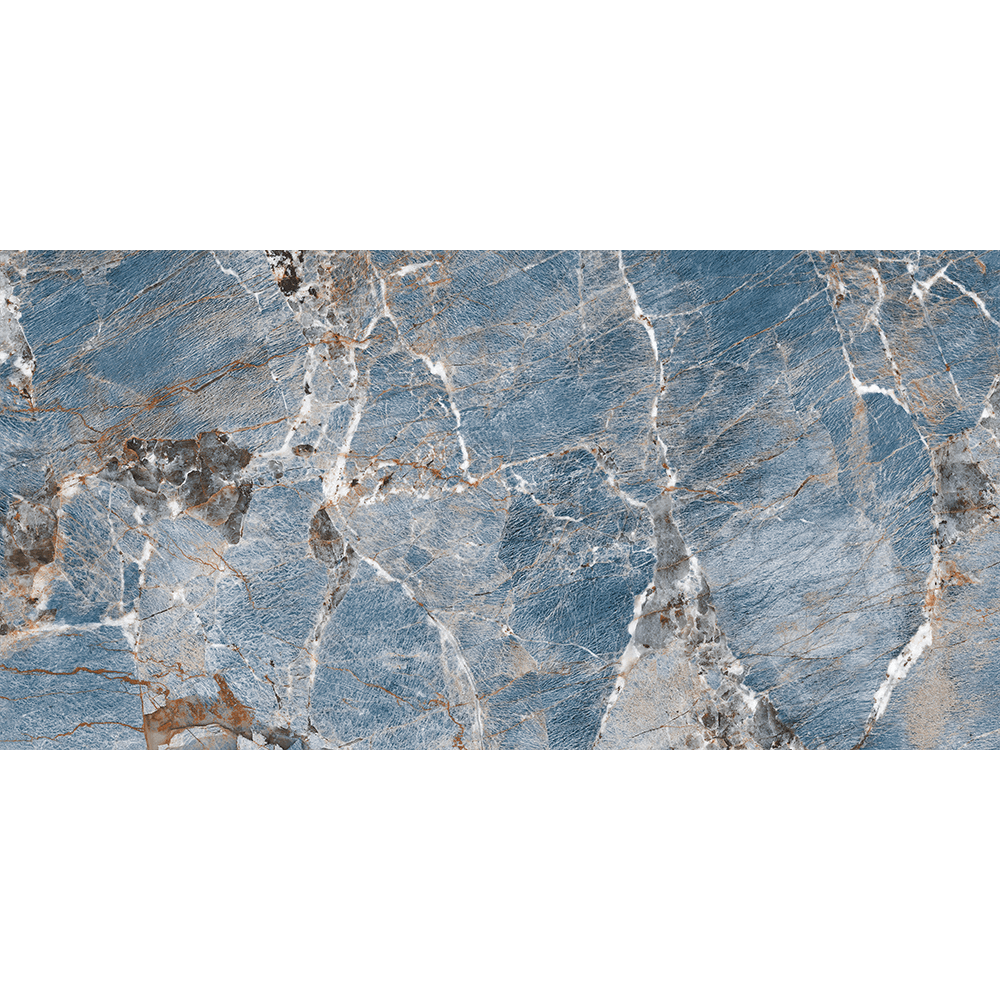 Light Galaxy Blue  600mm x 1200mm Spiral Blue Super Gloss Tile