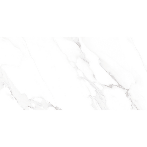 White Marble Sugar Crystals surface 600mm x 1200mm Statuario Lapatto Porcelain Tile
